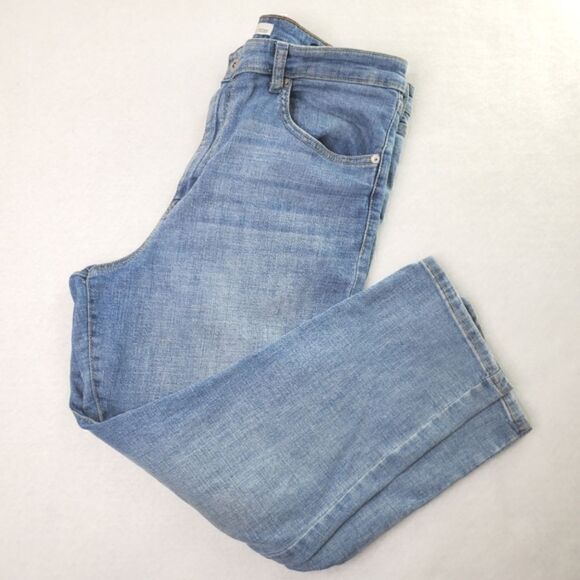 Ella Moss High Waist Medium Wash Straight Jeans Size 14/32 Retro - Picture 4 of 13